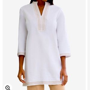 Embroidered Linen Tunic
